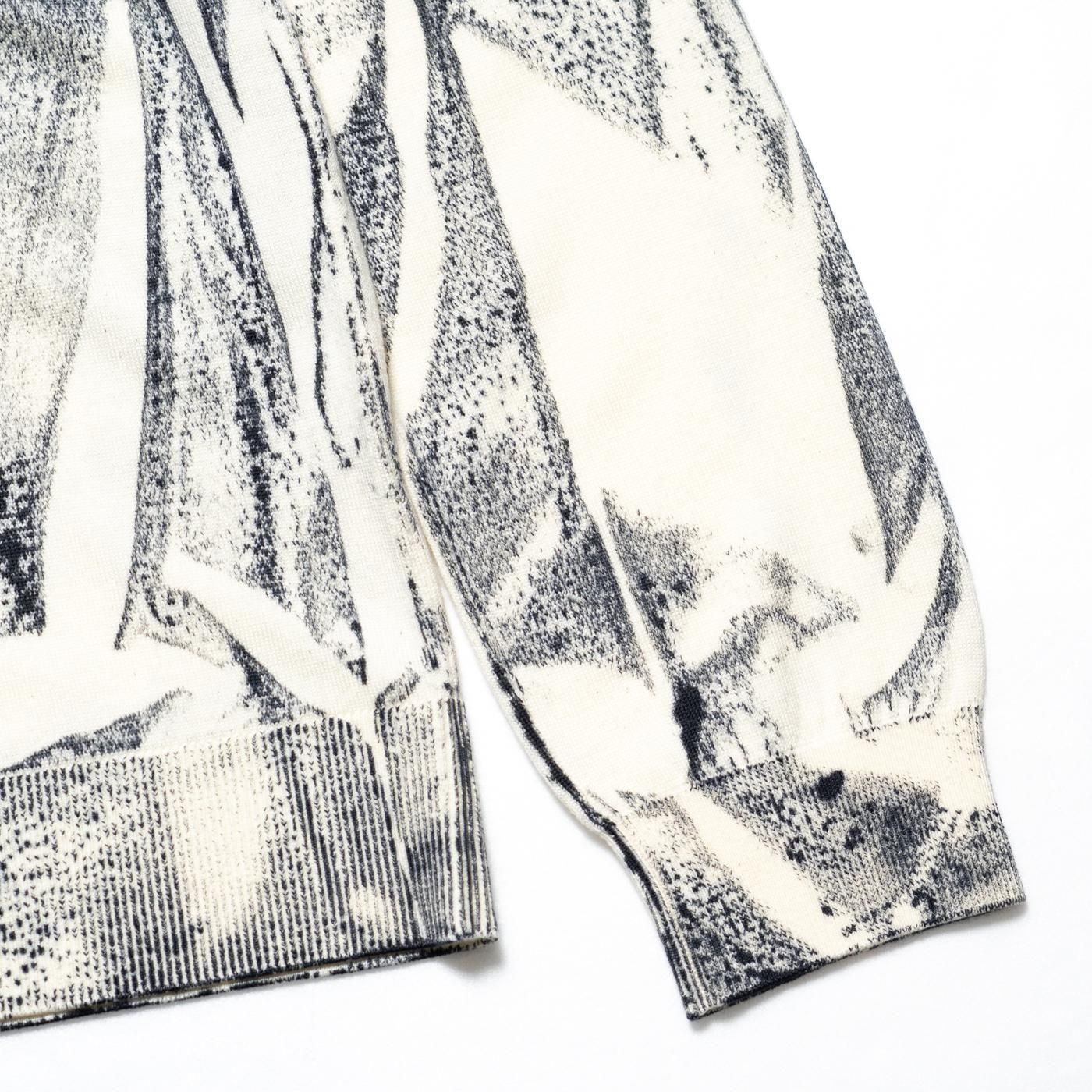 OAMC * OAF5MM01AP TURTLE NECK KNIT * White/Gray