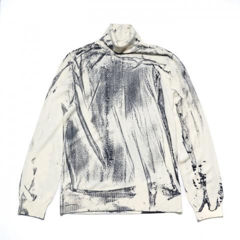 OAMC * OAF5MM01AP TURTLE NECK KNIT * White/Gray