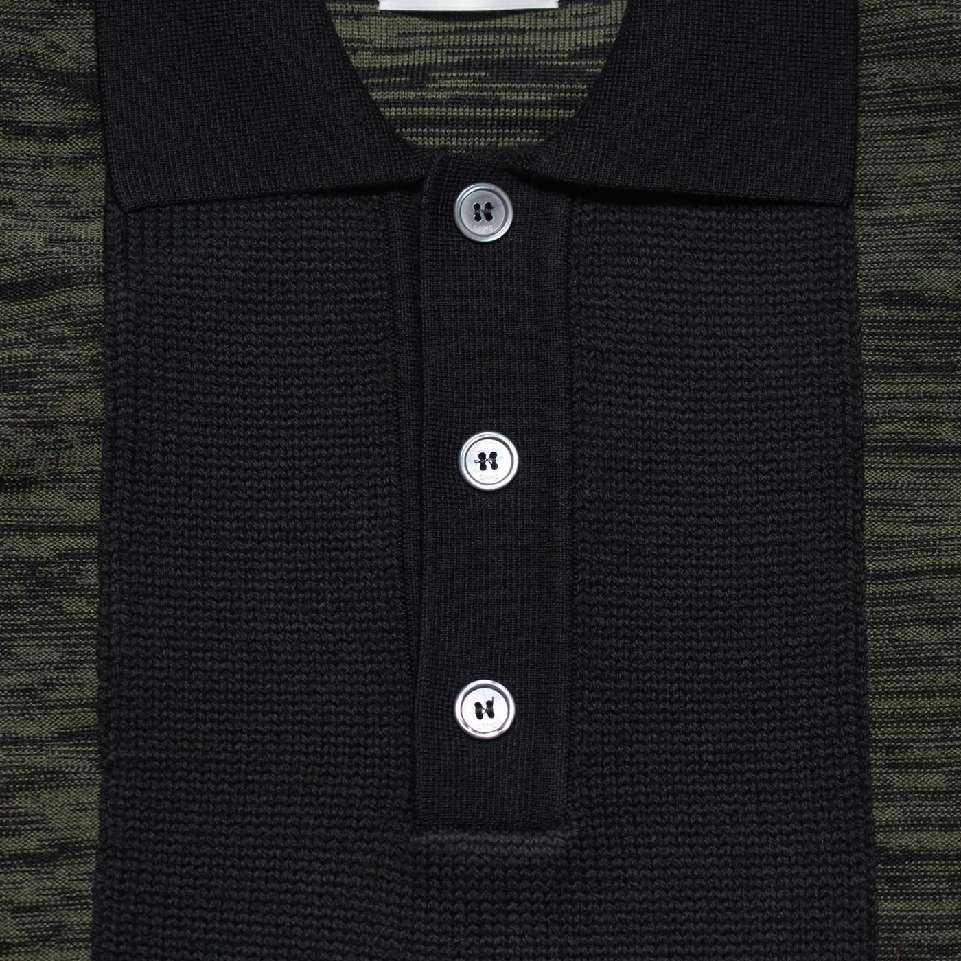 OAMC * OAF5MM02AP POLO KNIT * Black/Green 