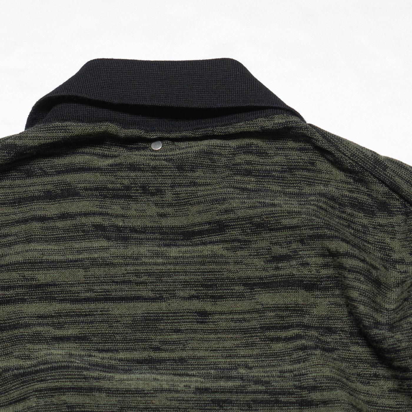 OAMC * OAF5MM02AP POLO KNIT * Black/Green 