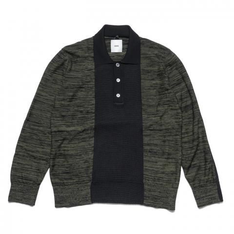 OAMC * OAF5MM02AP POLO KNIT * Black/Green 