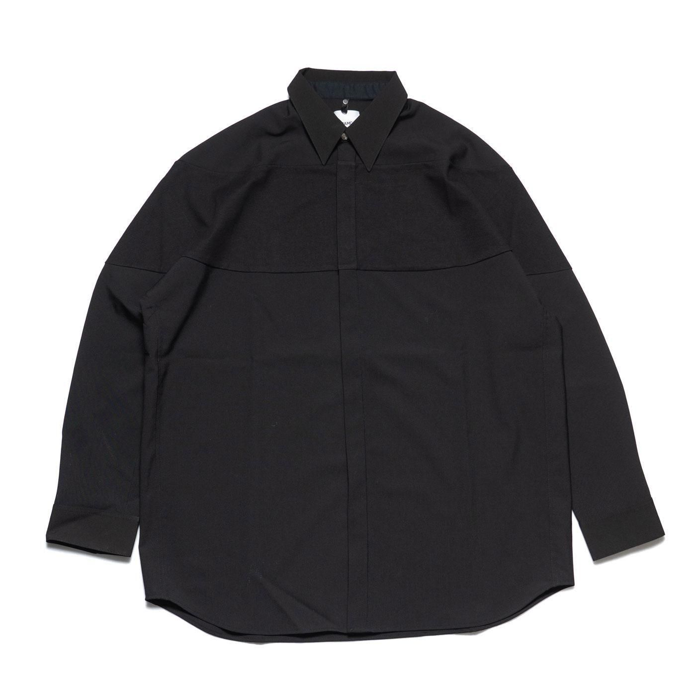 OAMC * OAF5MS01AP WOOL SHIRT WITH INSERT * Black