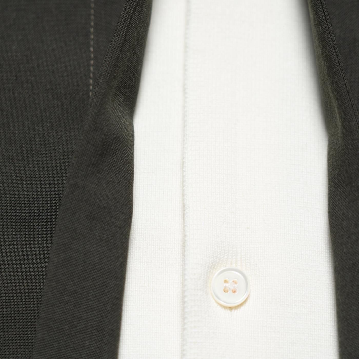 OAMC * OAF5MS11BP  WOOL SHIRT WITH DOUBLE OPENING * Dark Green