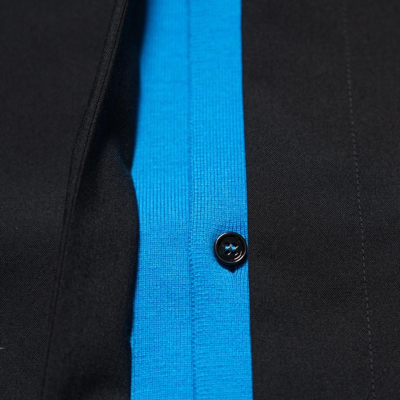 OAMC * OAF5MS11BP  WOOL SHIRT WITH DOUBLE OPENING * Black