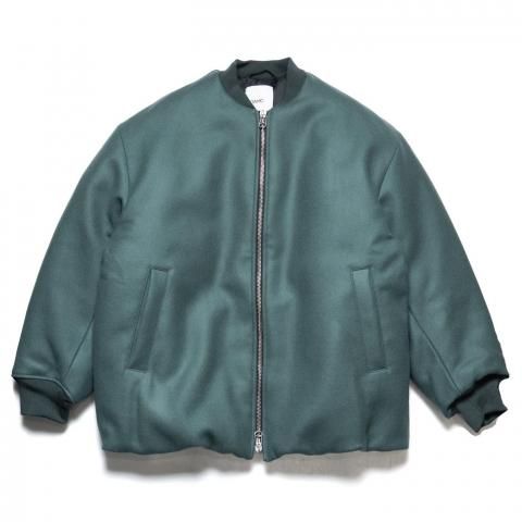 OAMC * OAF5MB01AP FELT PADDED BOMBER * PETROL 