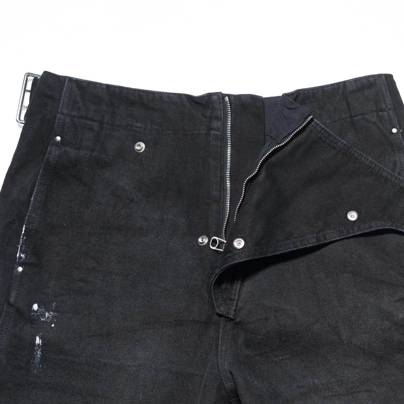 OAMC * OAF5MT02CP DENIM TROUSER WITH BELT  * Black