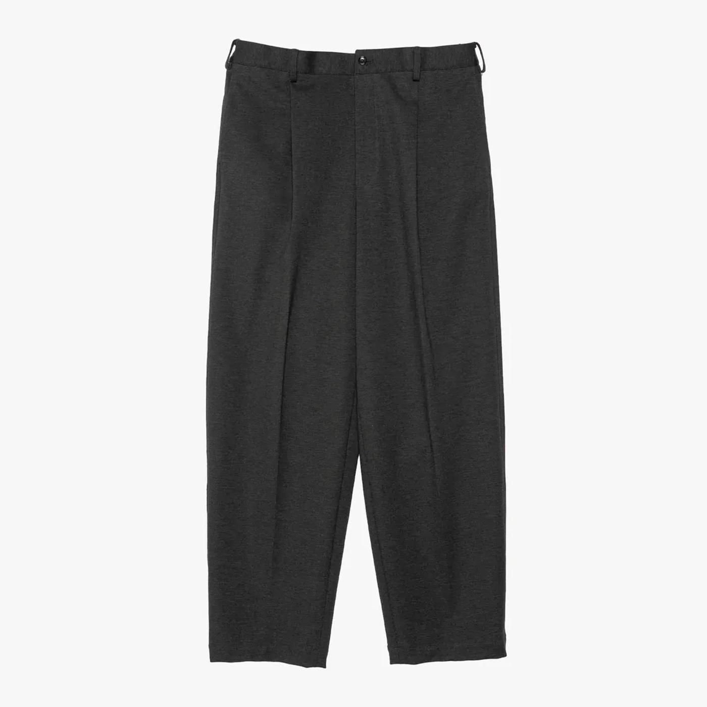 Graphpaper * GM254-40051 SIDOGRAS Melange Ponte Wide Tapered Slacks(2Ÿ)