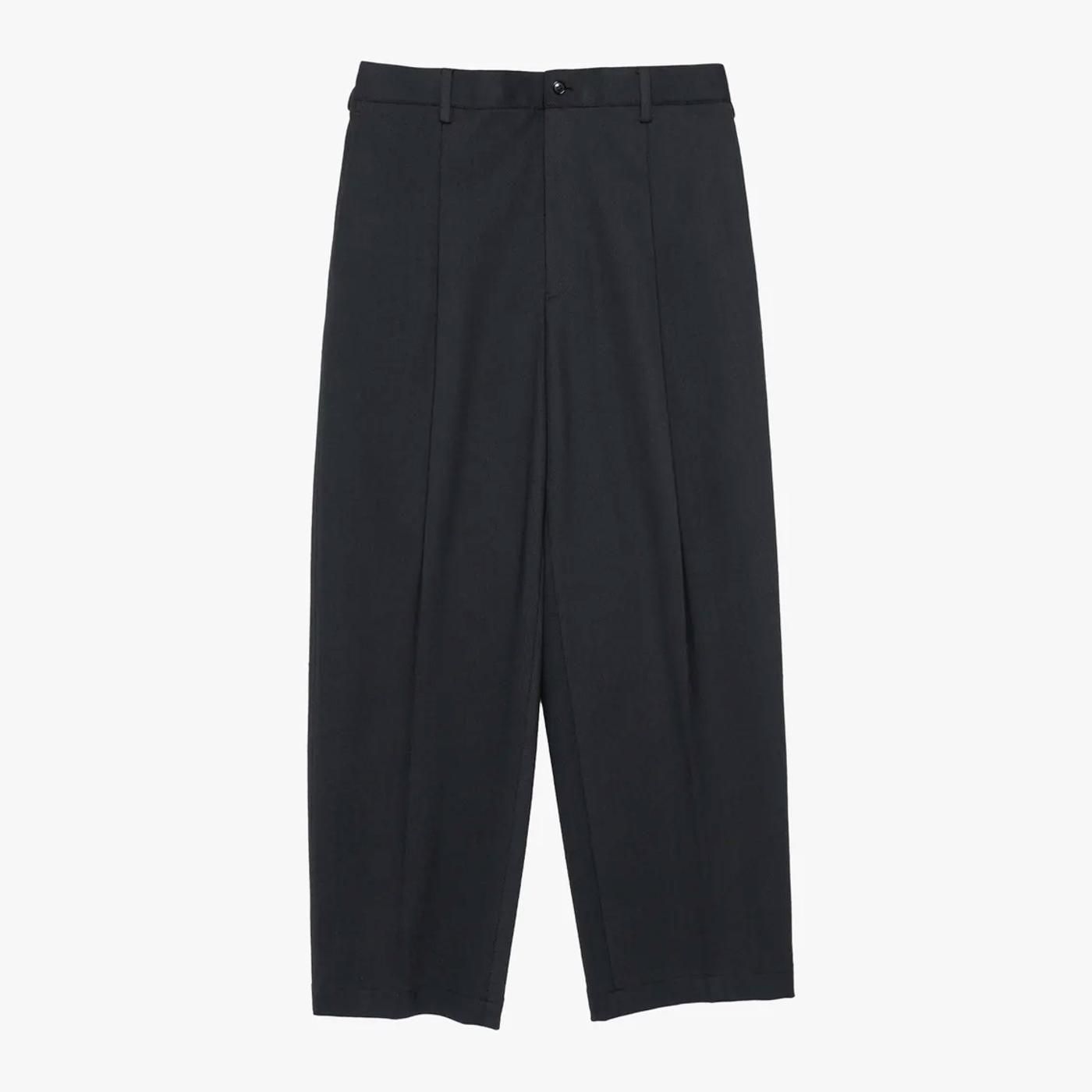 Graphpaper * GM254-40051 SIDOGRAS Melange Ponte Wide Tapered Slacks(2Ÿ)