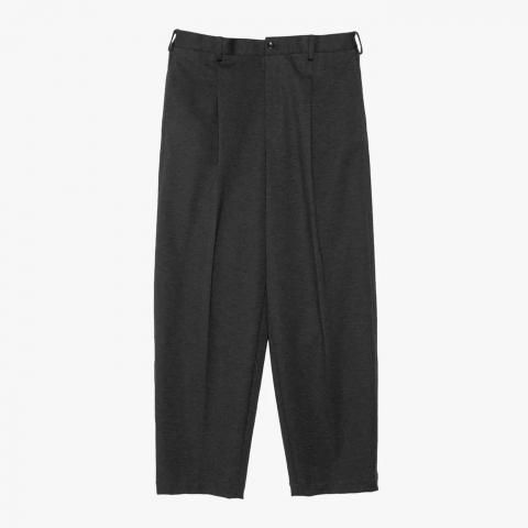 Graphpaper * GM254-40051 SIDOGRAS Melange Ponte Wide Tapered Slacks(2Ÿ)