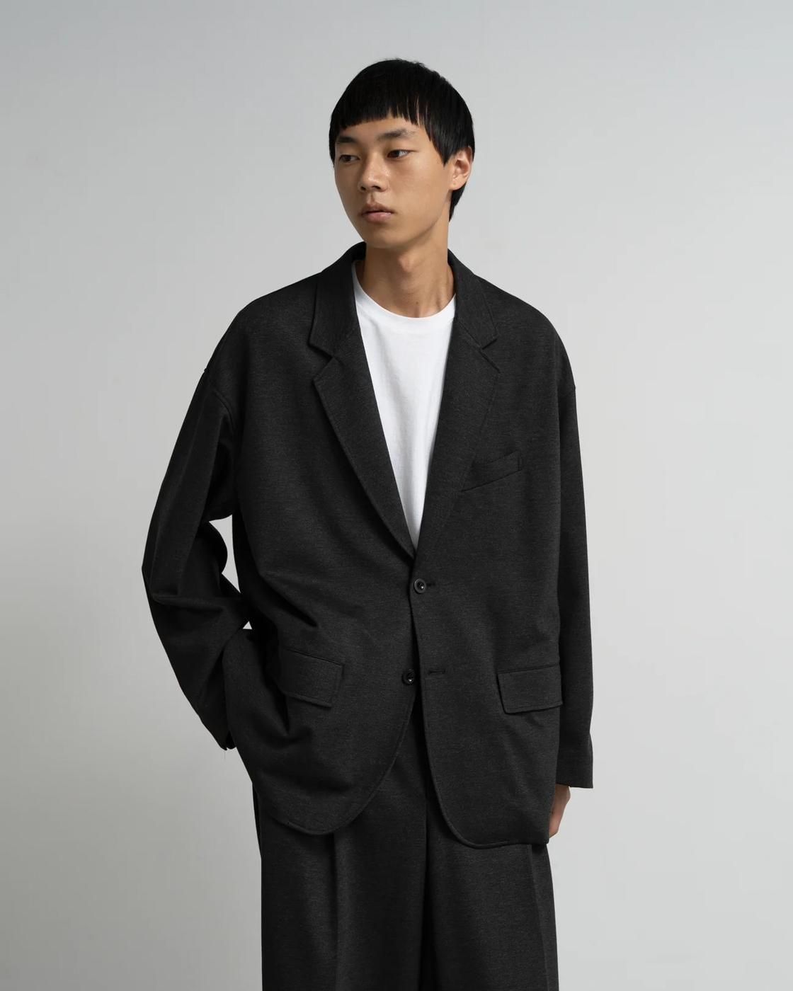 Graphpaper * GM254-20049 SIDOGRAS Melange Ponte Jacket(2色展開)
