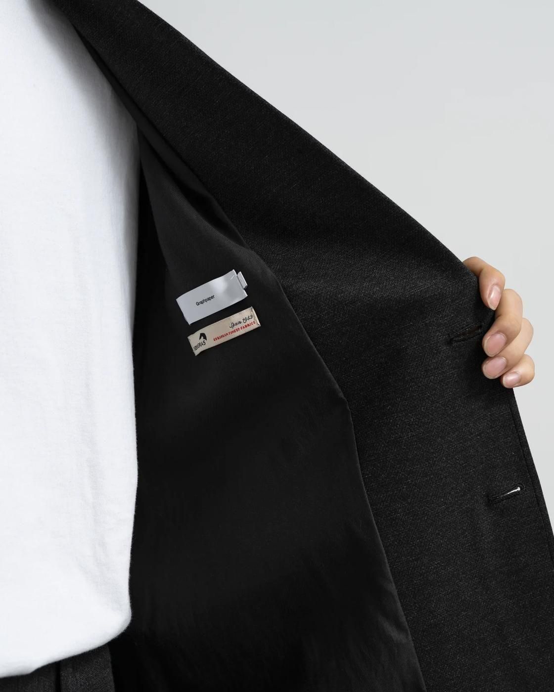 Graphpaper * GM254-20049 SIDOGRAS Melange Ponte Jacket(2色展開)