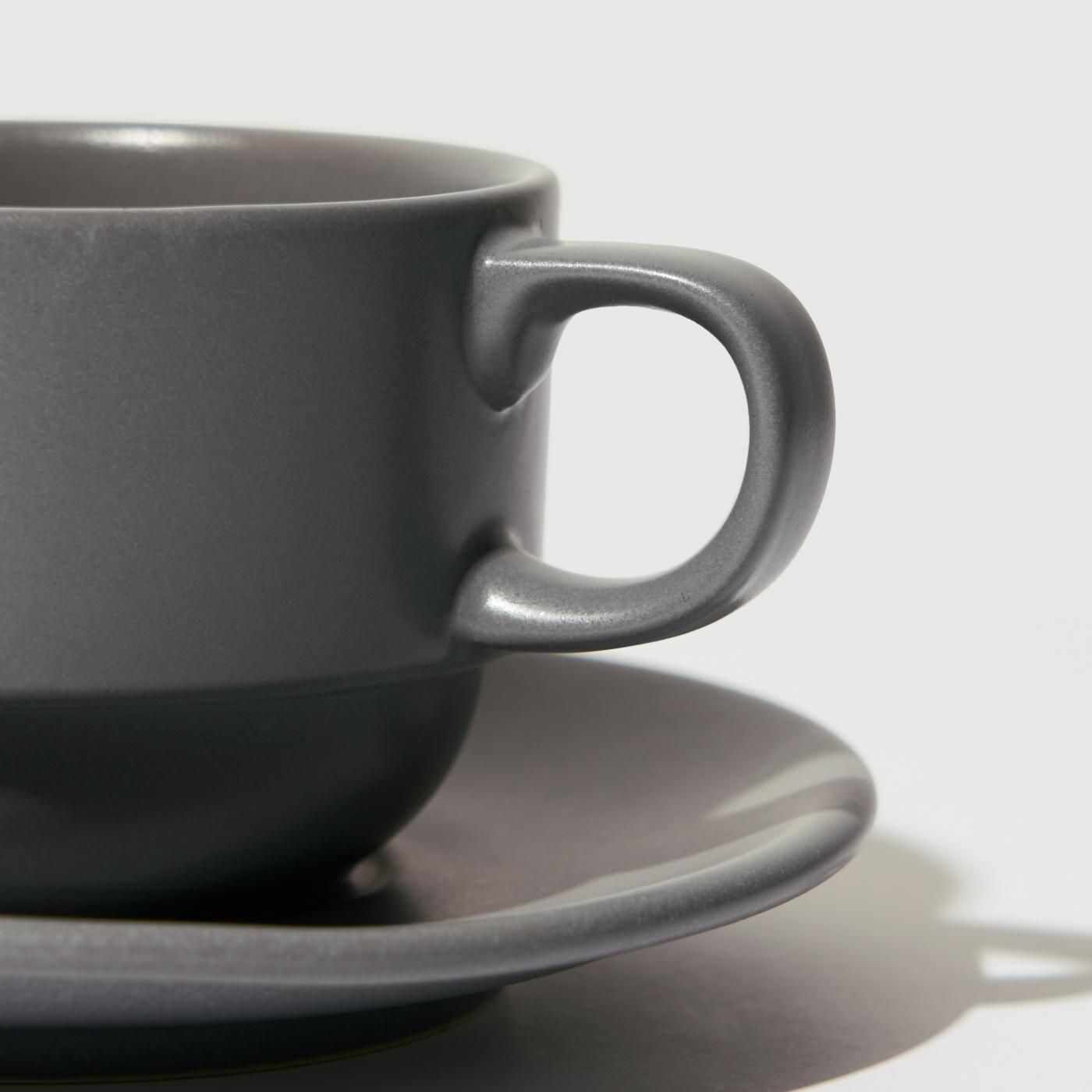 FreshService * FDS254-99107 FDS_STACKING CUP AND SAUCER * Gray