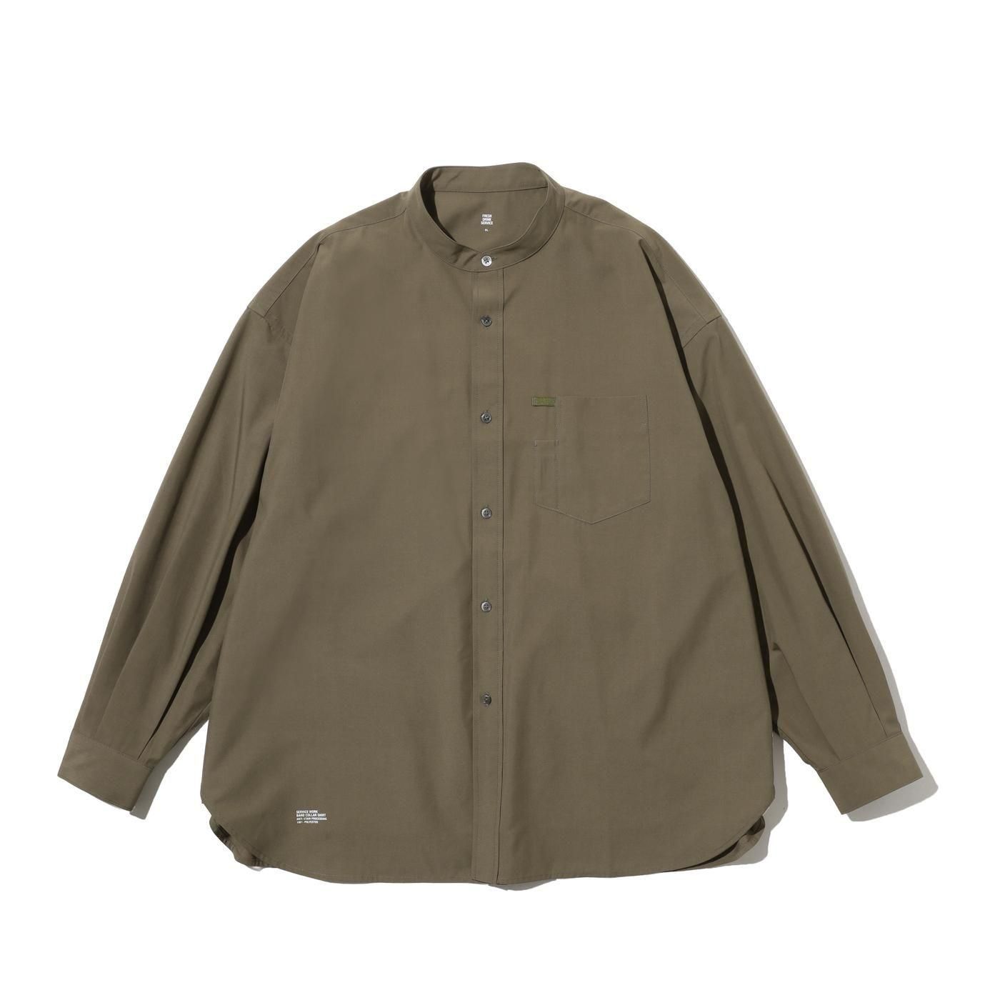 FreshService * SERVICE WORK BAND COLLAR SHIRT(5Ÿ)