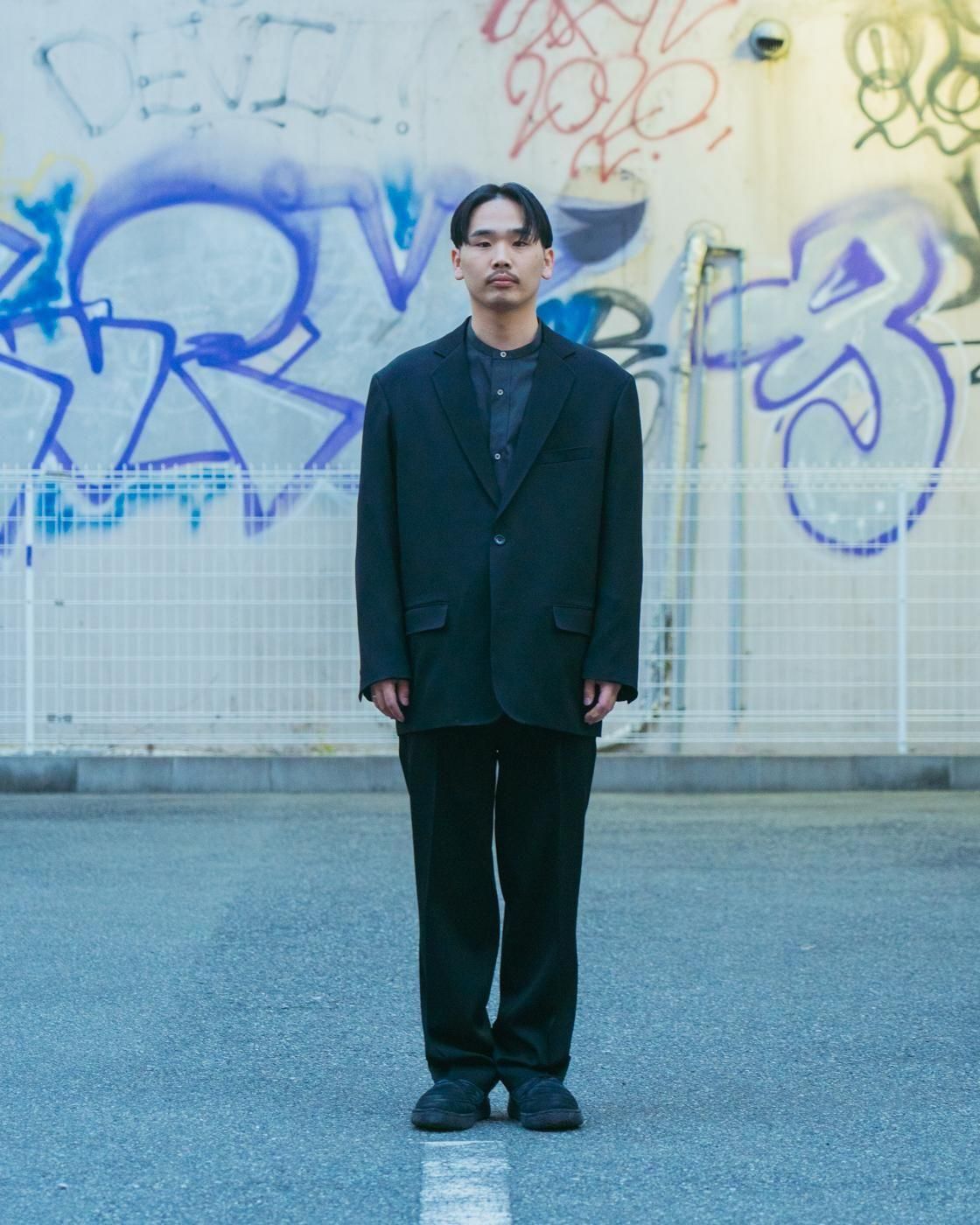 Graphpaper * GM261-20212B Wool Doeskin Jacket * Black