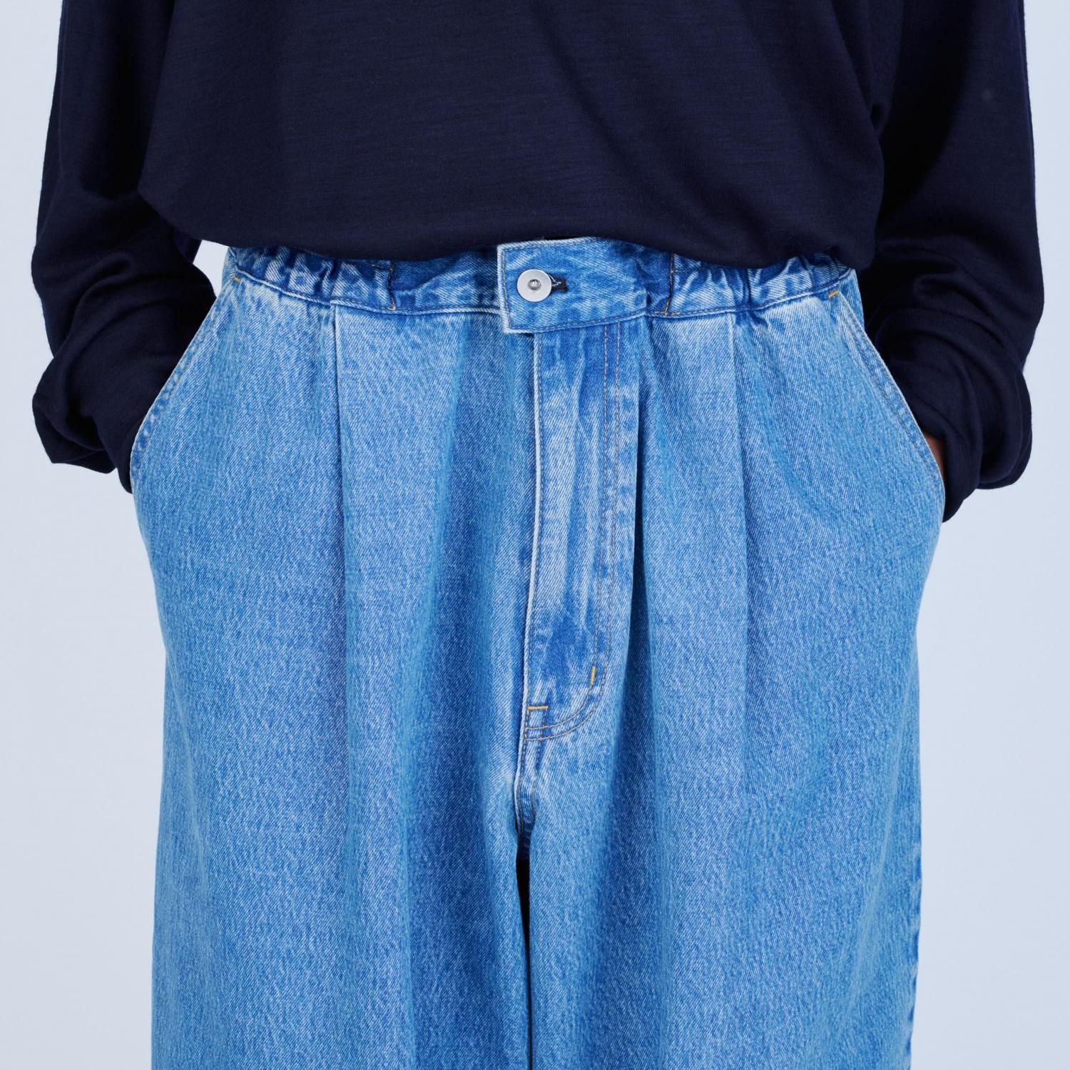 UNTRACE * _238 Wide Denim Pants(26SS Collection) * Light Fade