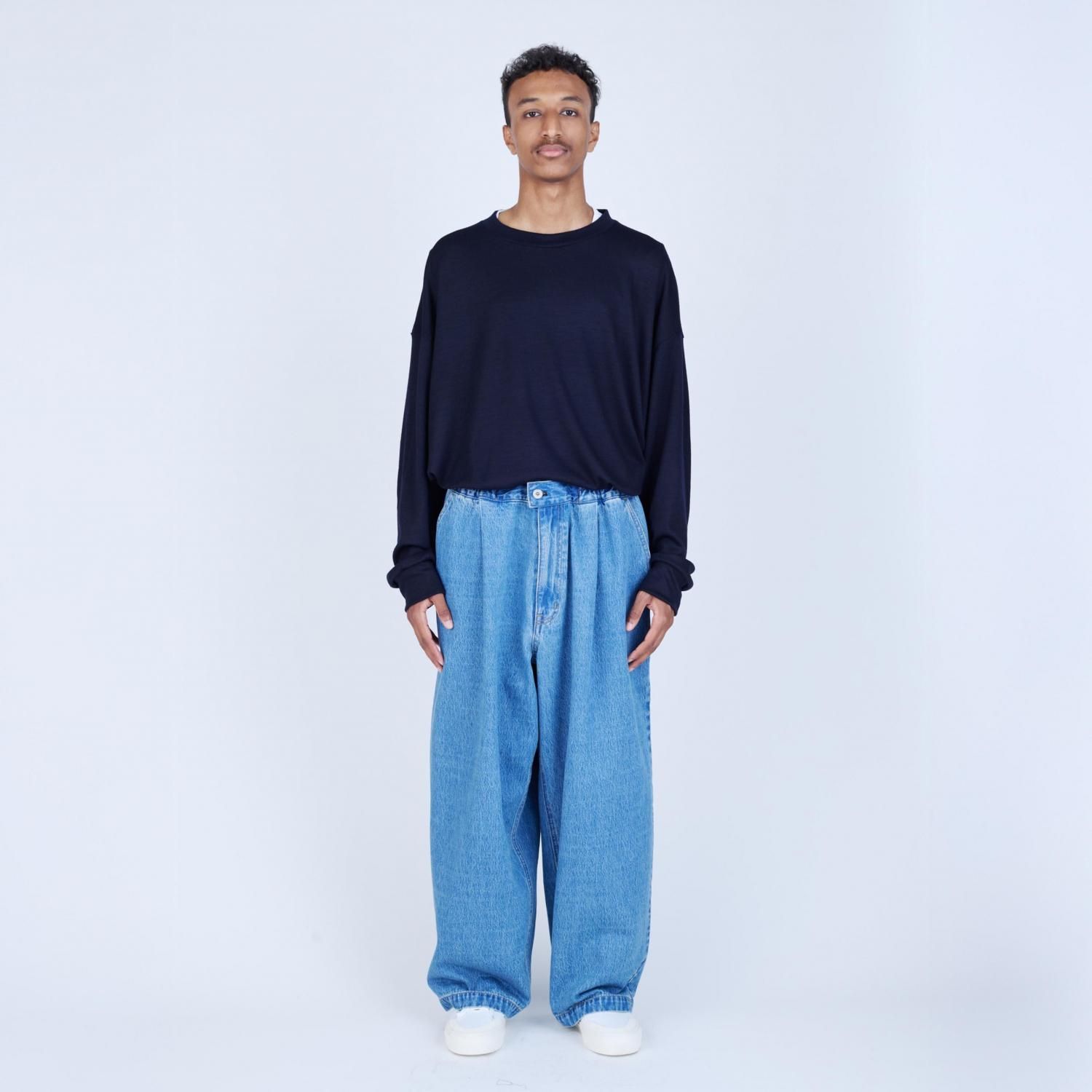 UNTRACE * _238 Wide Denim Pants(26SS Collection) * Light Fade