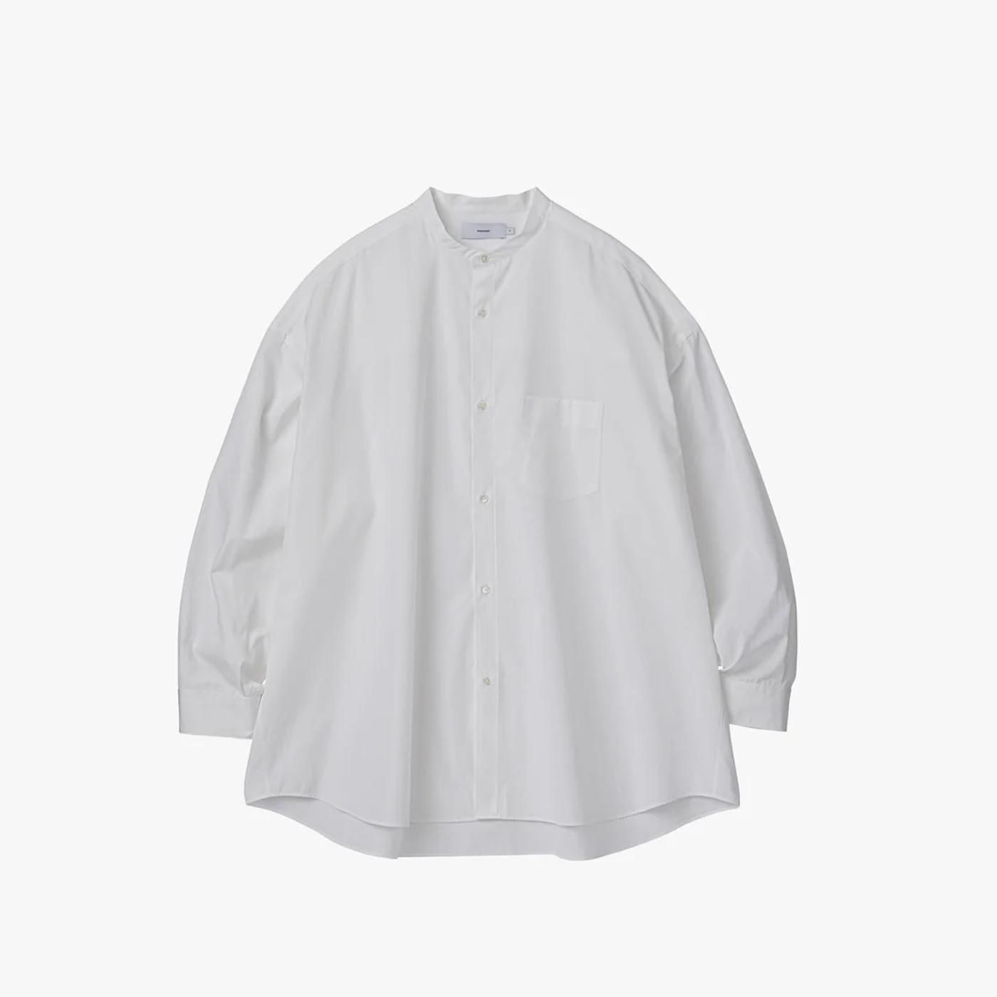 Graphpaper * GM261-50030B High Count Regular Collar Round Cut Oversied Shirt(4色展開)