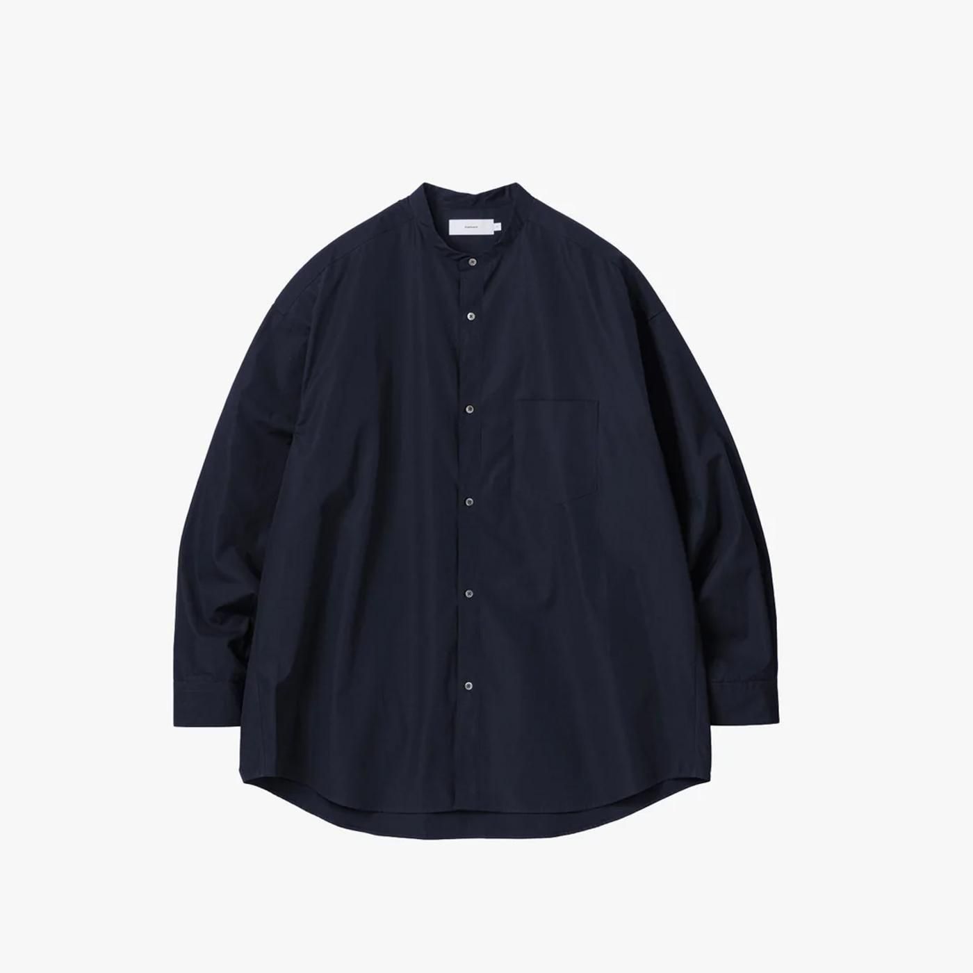 Graphpaper * GM261-50030B High Count Regular Collar Round Cut Oversied Shirt(4色展開)