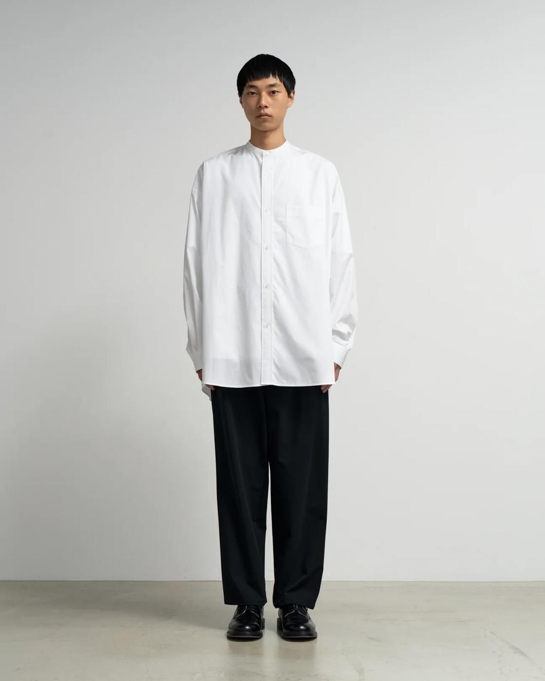 Graphpaper * GM261-50030B High Count Regular Collar Round Cut Oversied Shirt(4色展開)