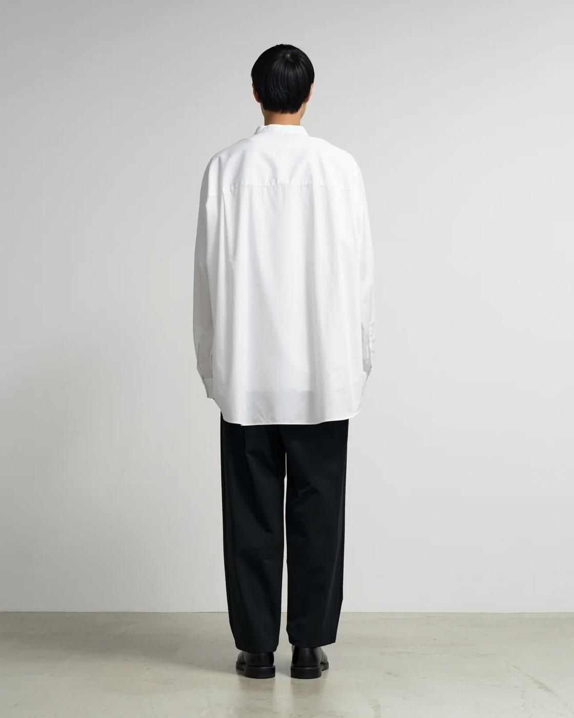 Graphpaper * GM261-50030B High Count Regular Collar Round Cut Oversied Shirt(4色展開)