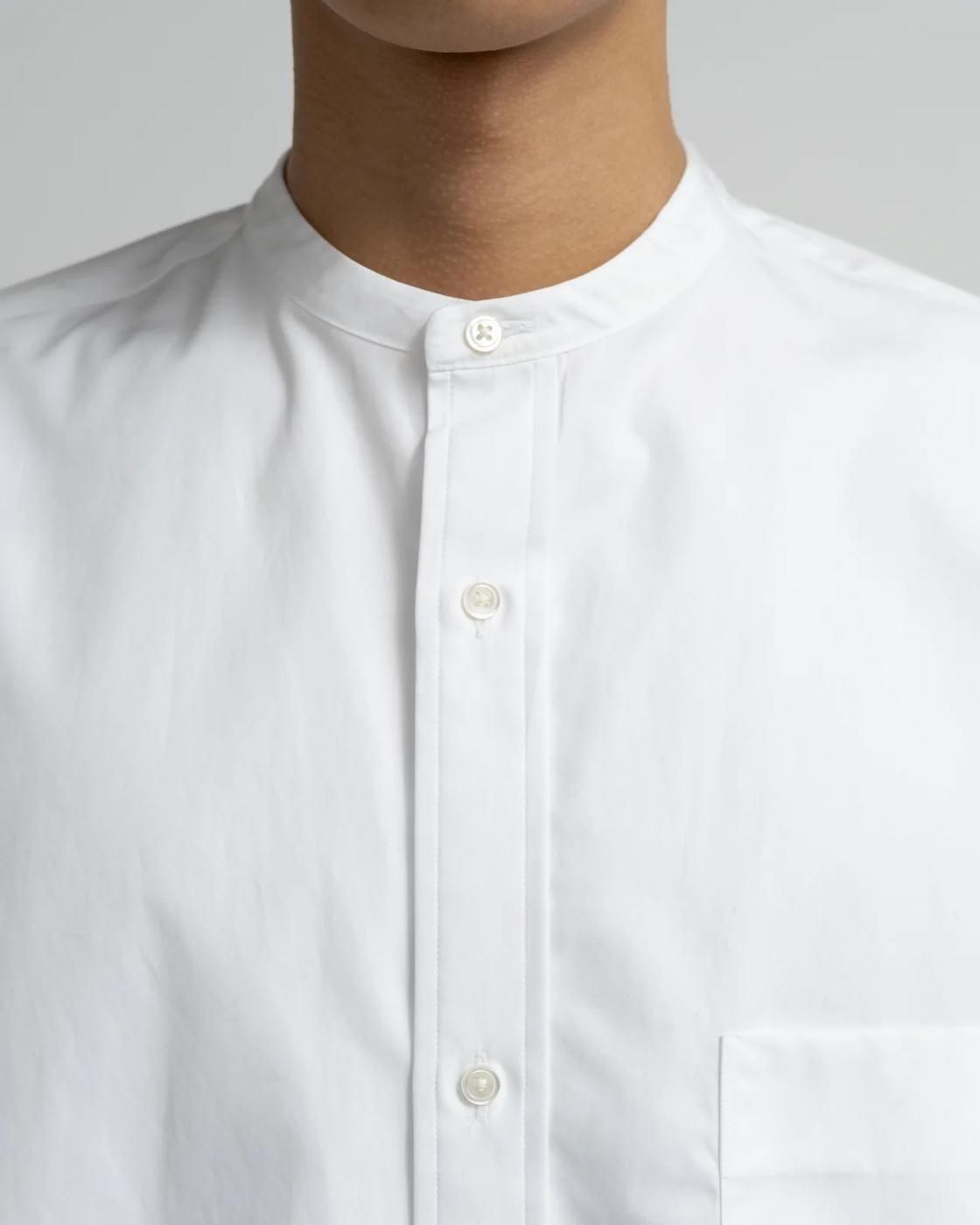 Graphpaper * GM261-50030B High Count Regular Collar Round Cut Oversied Shirt(4色展開)