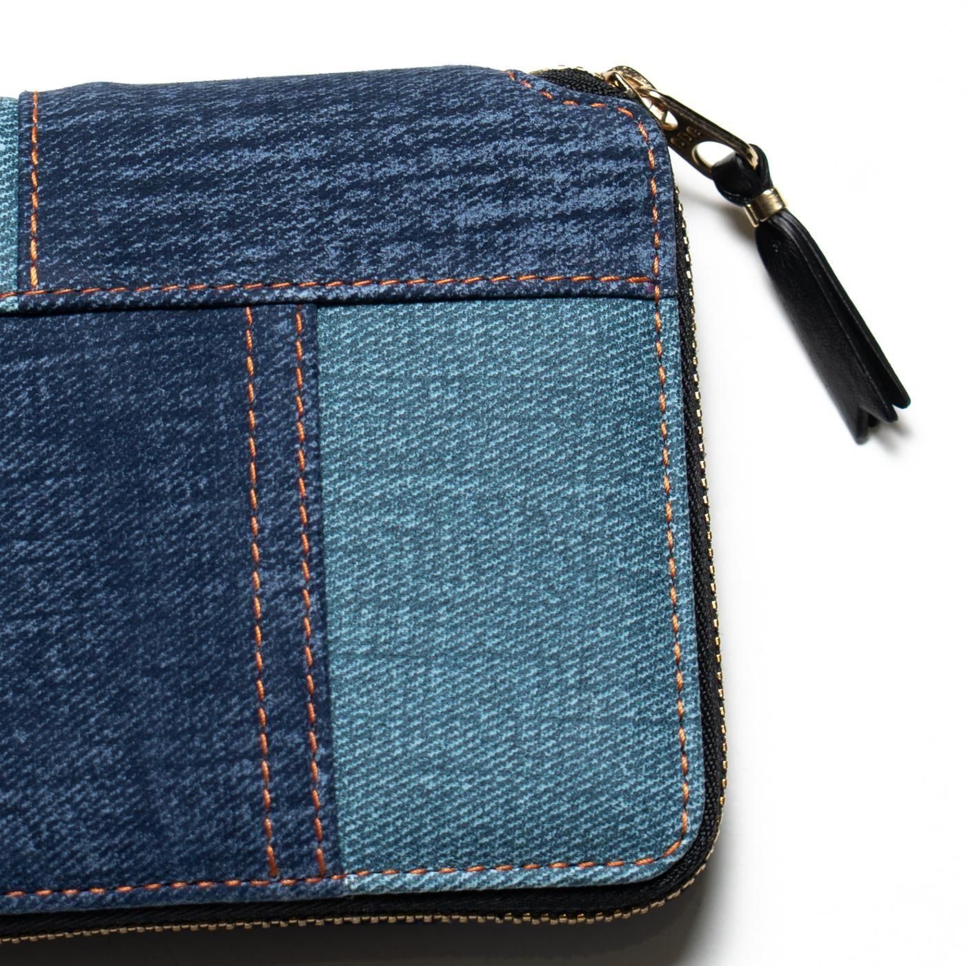 WALLET COMME des GARCONS * 8Z-P210-051 ROUND ZIP WALLET