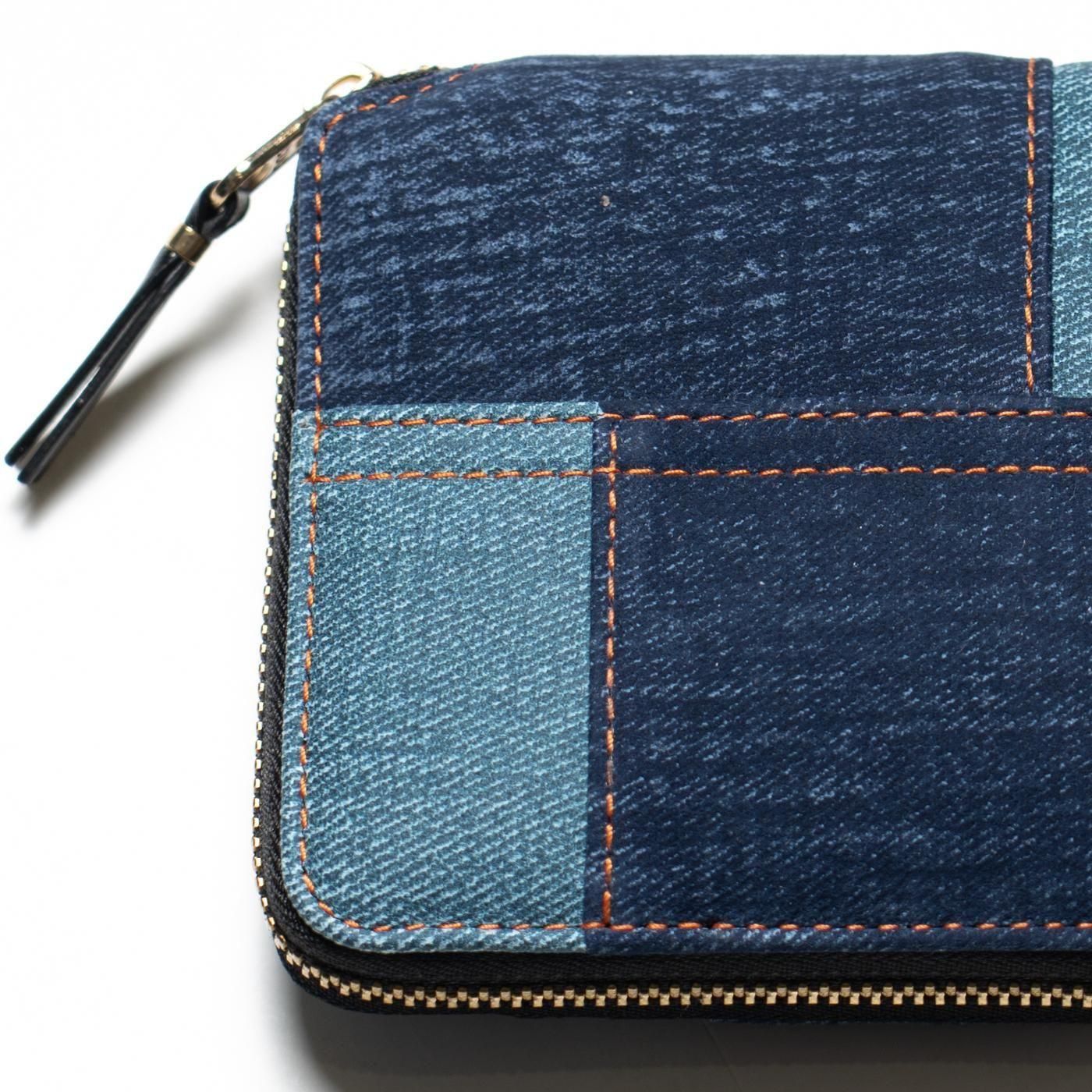 WALLET COMME des GARCONS * 8Z-P210-051 ROUND ZIP WALLET 