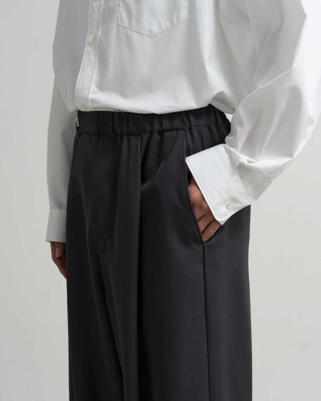 Graphpaper * Scale Off Wool Wide Chef Pants (3色展開)| public