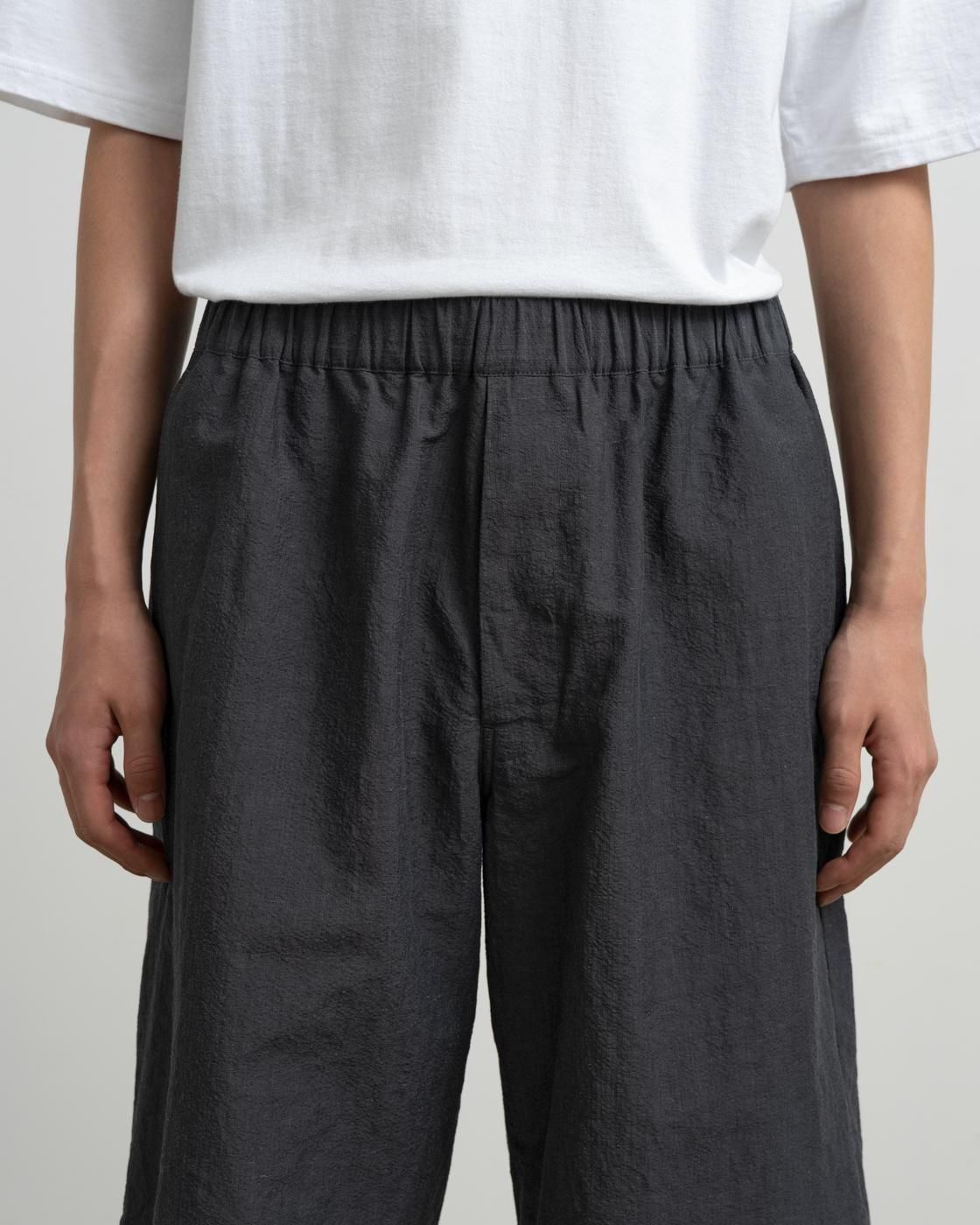 Graphpaper * Cotton Linen Seersucker Track Shorts (2色展開) | public