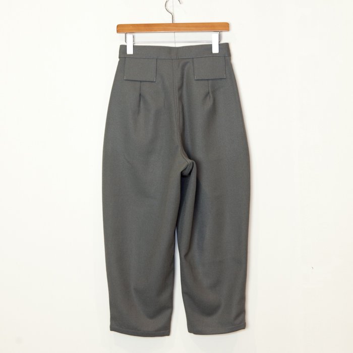 TUKISOLD OUT * Tapered Pants Wool Flano * Sage Green
