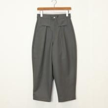 TUKISOLD OUT * Tapered Pants Wool Flano * Sage Green