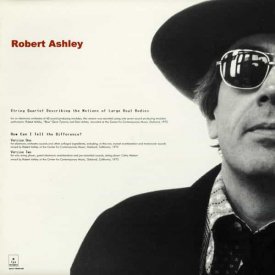 ROBERT ASHLEY / String Quartet Describing The Motions Of Large Real Bodies (CD)