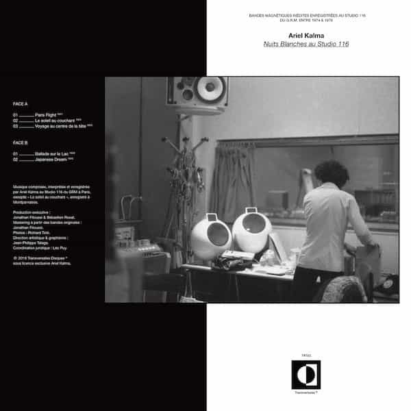 ARIEL KALMA / Nuits Blanches Au Studio 116 (LP) - other images