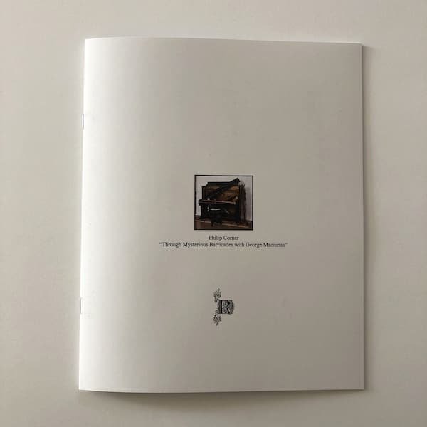 PHILIP CORNER / Through Mysterious Barricades with George Maciunas (LP) - other images 2