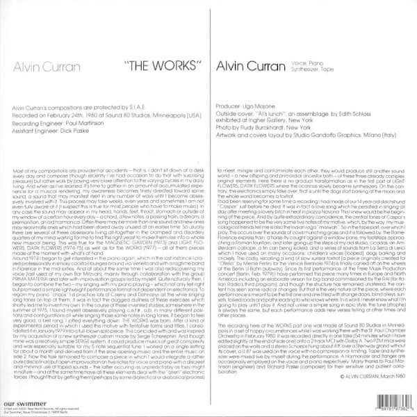 ALVIN CURRAN / The Works (LP) - other images