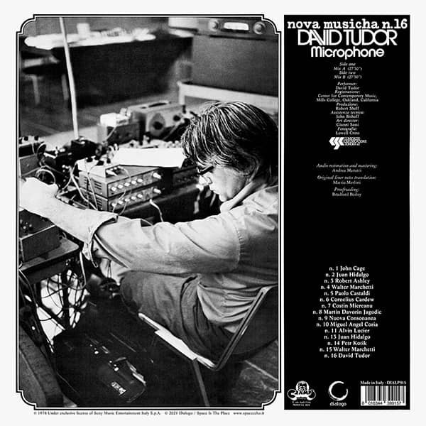 DAVID TUDOR / Microphone (LP) - other images