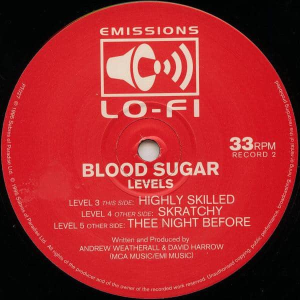 BLOOD SUGAR / Levels (2x12 inch-used) - other images