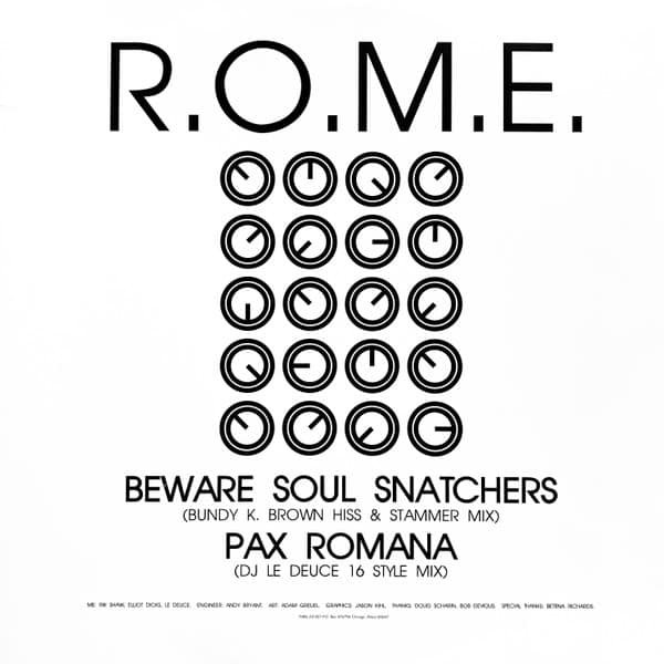 ROME / Beware Soul Snatchers (12 inch) - other images