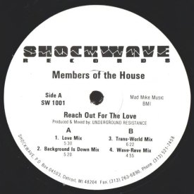 MEMBERS OF THE HOUSE / Reach Out For The Love (12 inch-used)