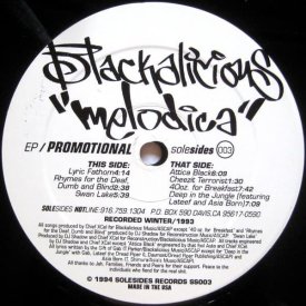 BLACKALICIOUS / Melodica (Promo 12 inch-used) - sleeve image