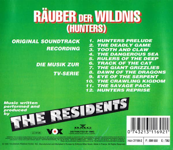 THE RESIDENTS / Räuber Der Wildnis (Hunters) (CD) - other images