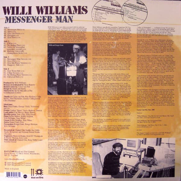 WILLI WILLIAMS / Messenger Man (2LP-used) - other images
