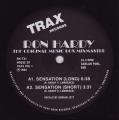 RON HARDY / Sensation (12 inch)