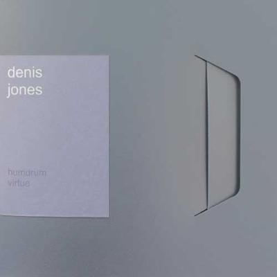 DENIS JONES / Humdrum Virtue (CD) - cover photo