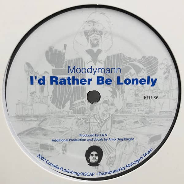 MOODYMANN / I'd Rather Be Lonely (12 inch) - STORE15NOV