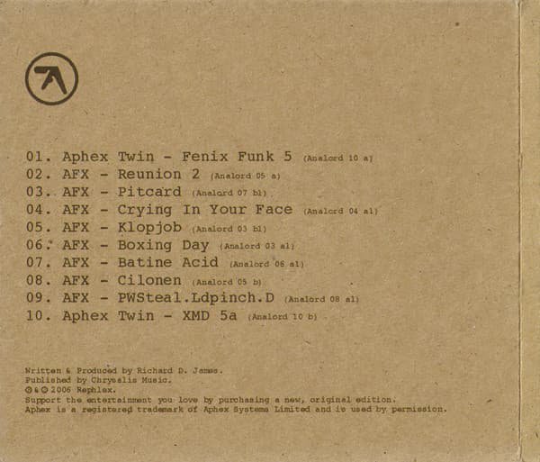 AFX / Chosen Lords (CD) - other images