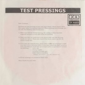 DEMDIKE STARE / Testpressing#003 (12 inch)