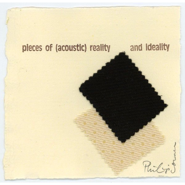 PHILIP CORNER / Pieces Of (Acoustic) Reality And Ideality (CDr) Cover