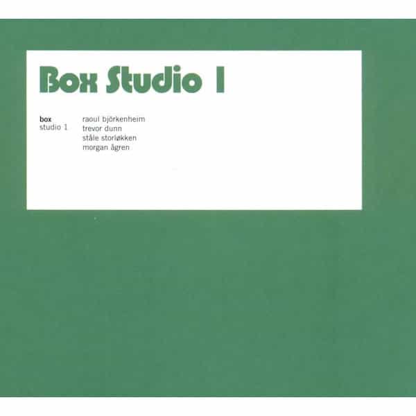 BOX / Studio 1 (CD) Cover