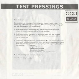 DEMDIKE STARE / Testpressing#005 (12 inch)